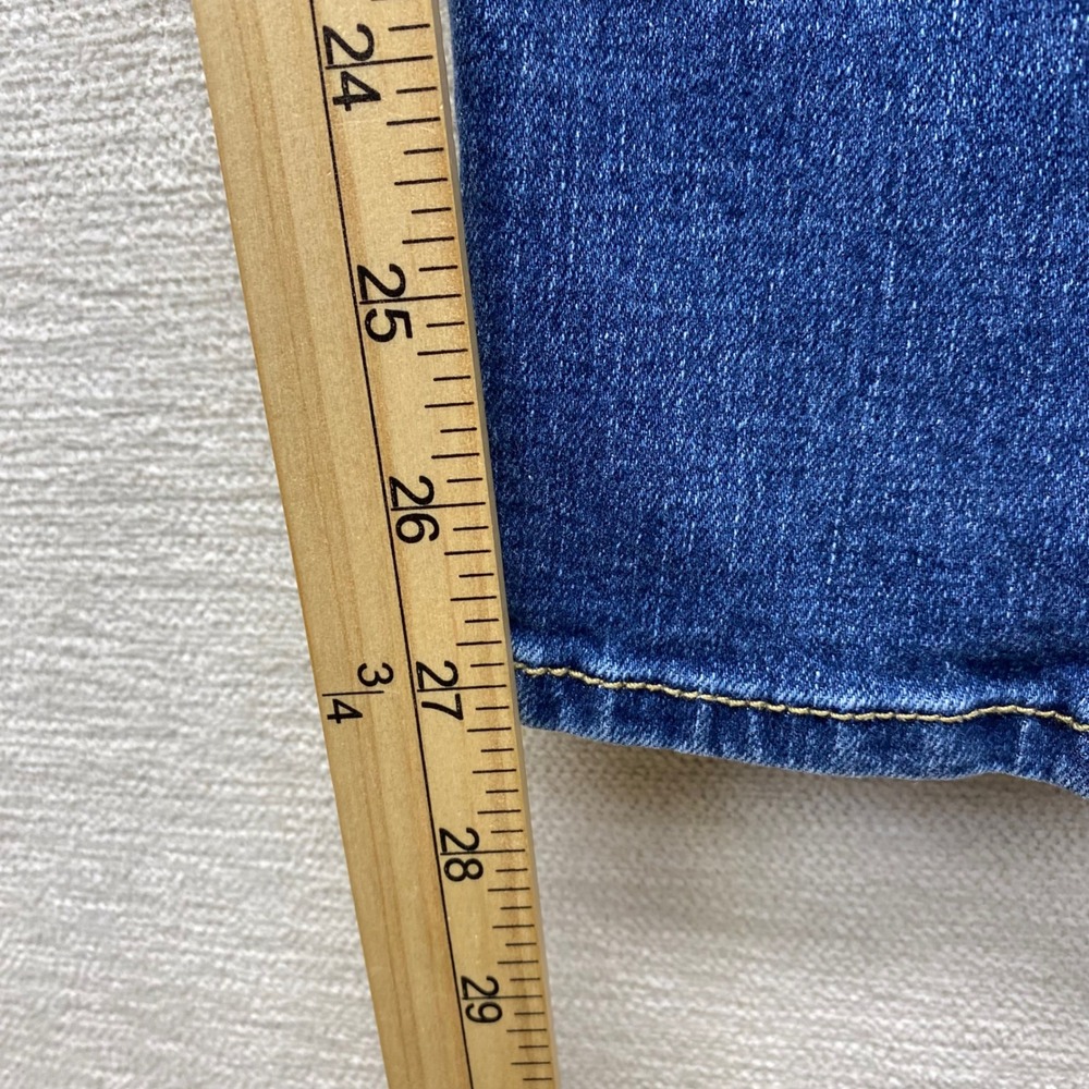Seven7 Womens Skinny Jeans Medium Wash High Rise Blue Denim Pants Size 4 (29x27) - Picture 8 of 12